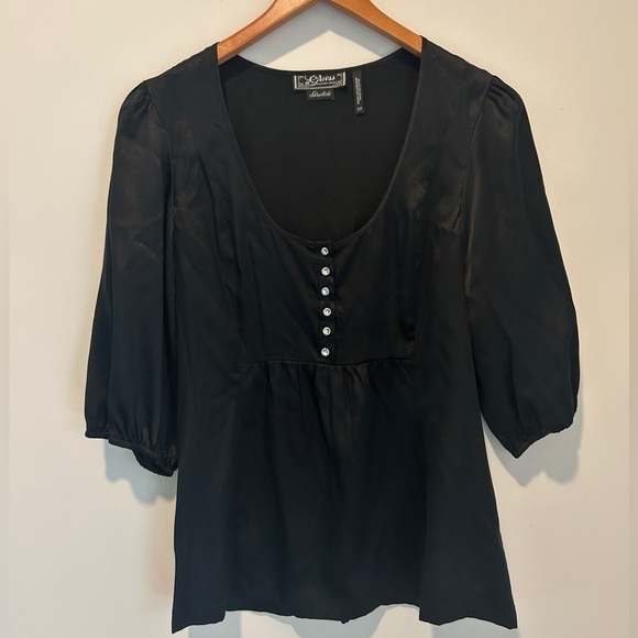 VINTAGE GUESS SILK BLOUSE SZ Small - Picture 6 of 6